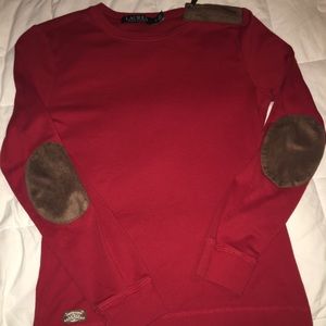 Ralph Lauren, deep Red, long sleeve shirt